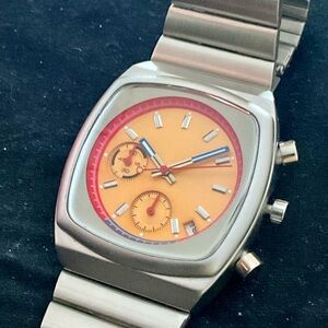 EUC Colorful Ciloa Chronograph Adjustable S/S Bracelet
